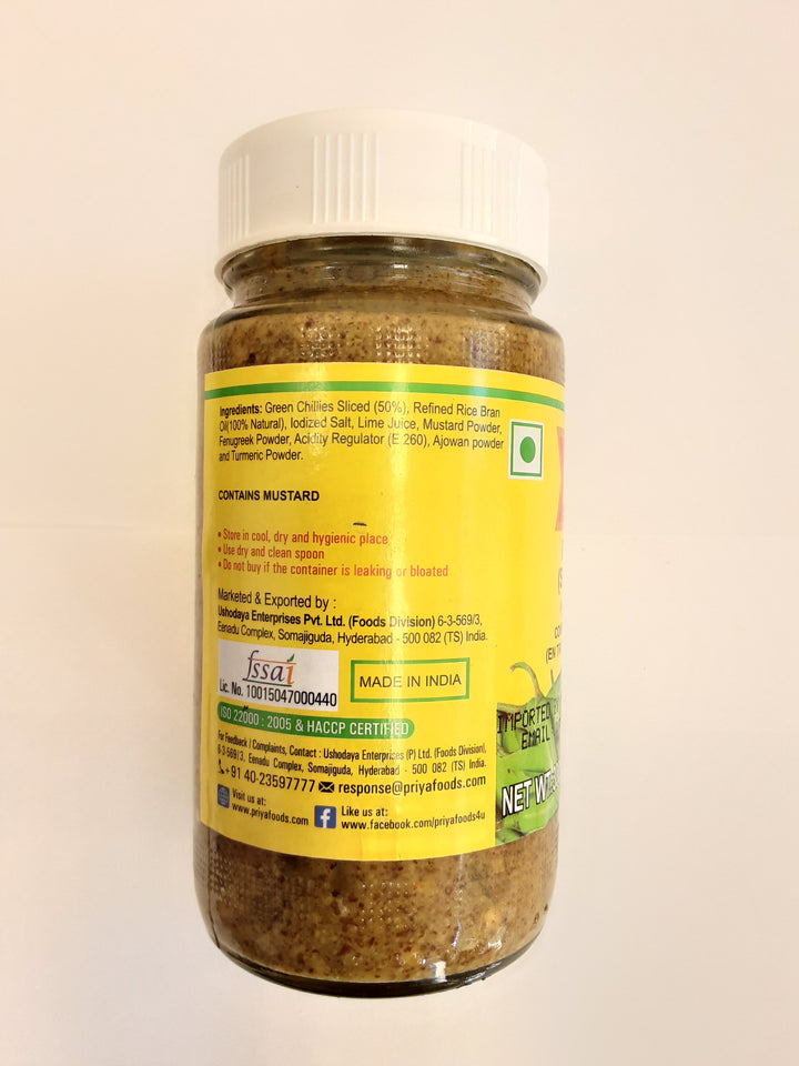 Priya Green Chilli Pickle 300g