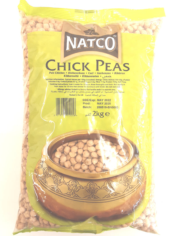 Natco Chick Peas White Chana 2kg