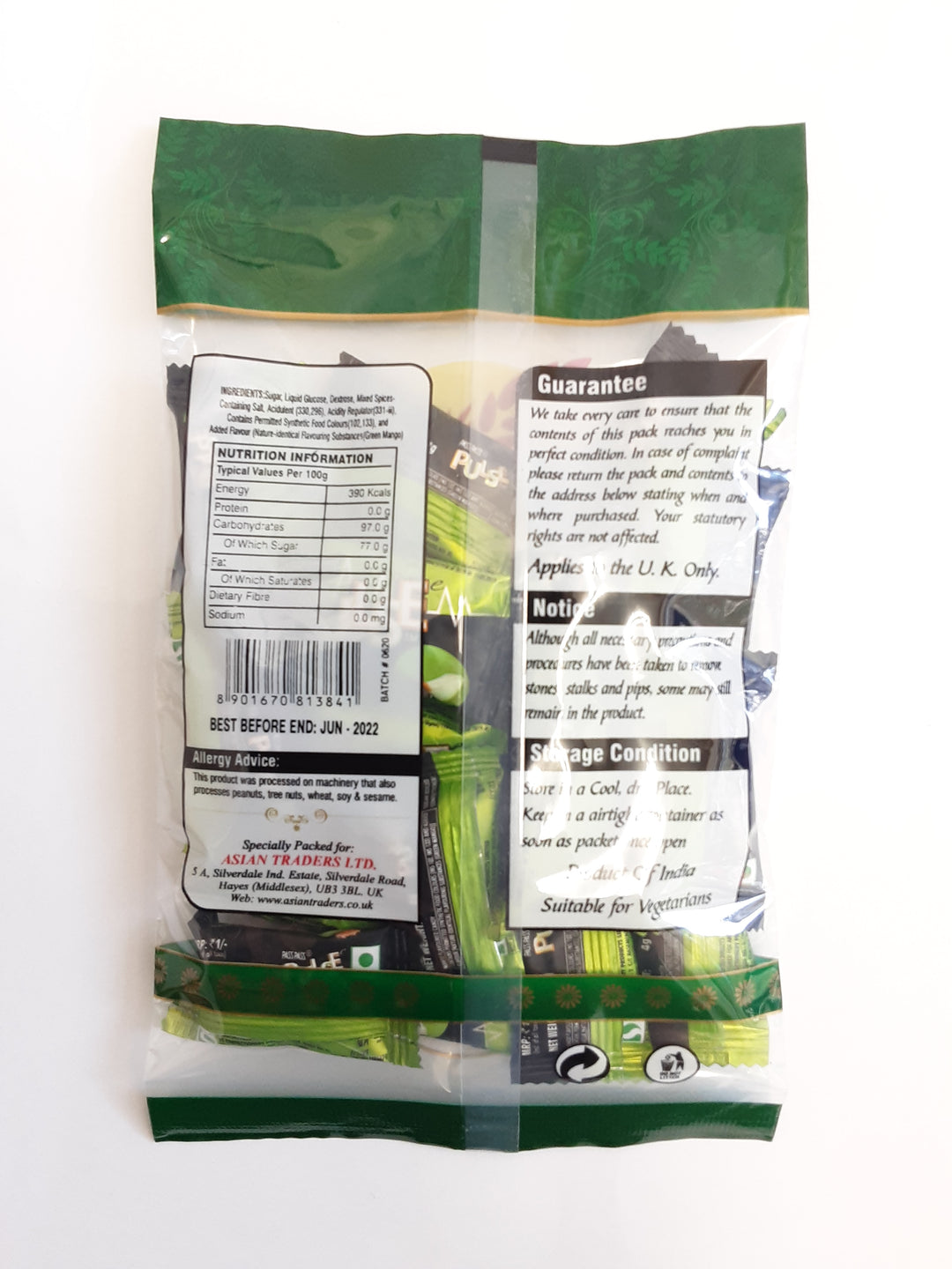 Saras Candy Kacha Aam 75g