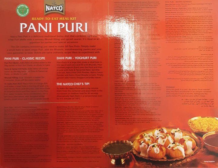 Natco Pani Puri Kit 30 Pieces 455g