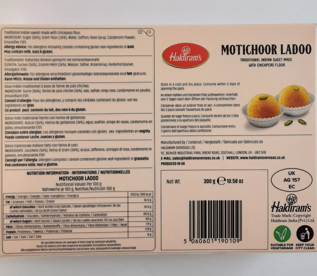 Haldirams Sweets Motichoor Ladoo 300g