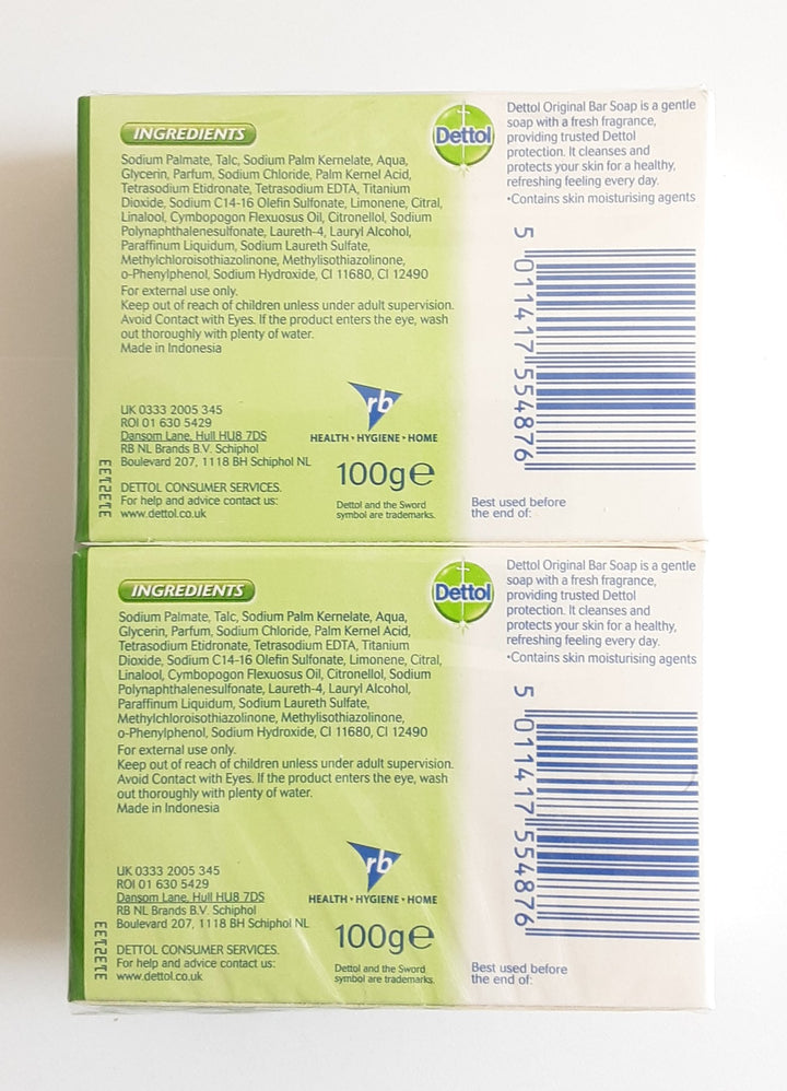 Dettol Anti Bacterial Original Soap 2x100g