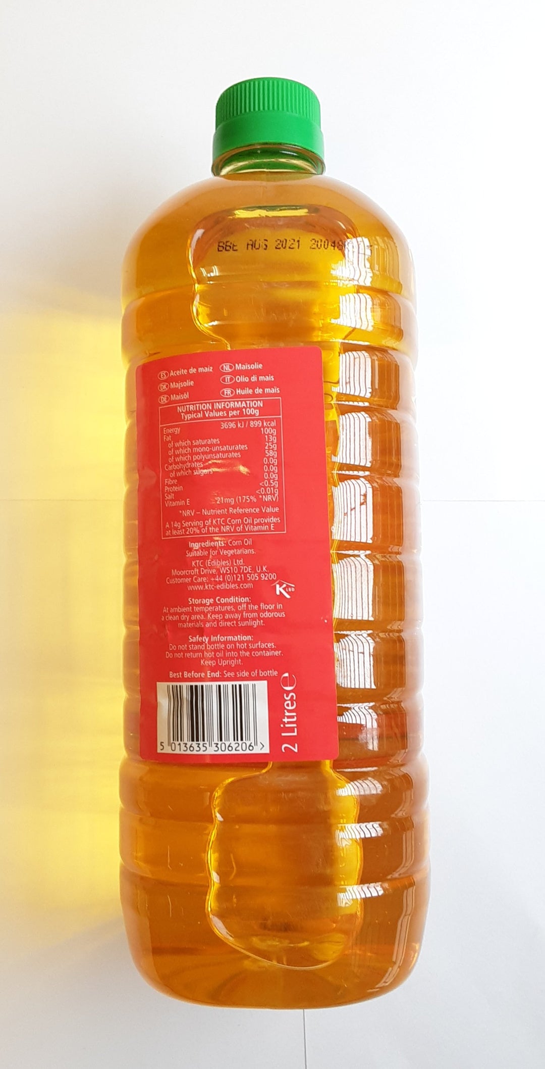 KTC Pure Corn Oil 2ltr