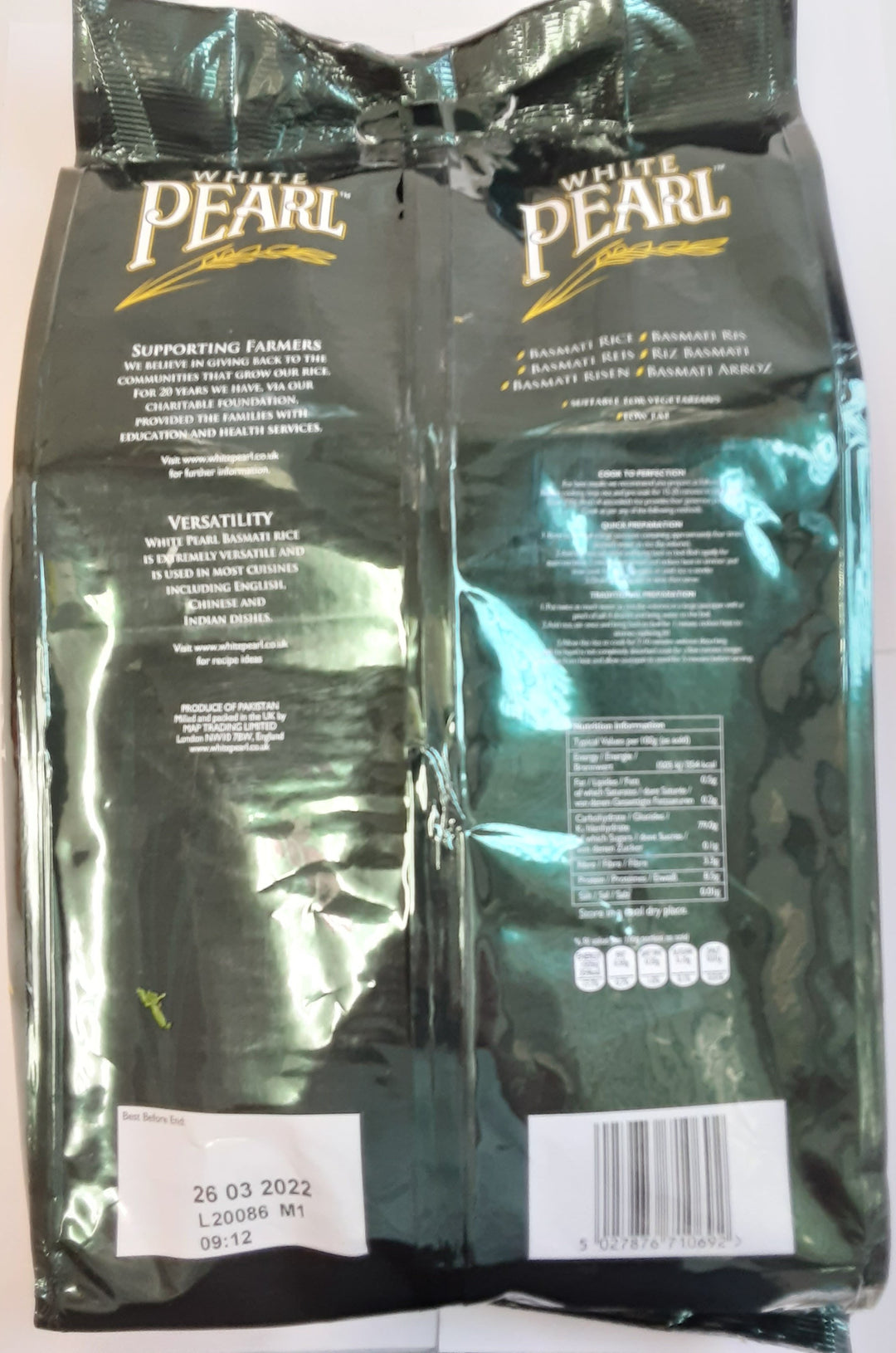 White Pearl Rice Basmati 10kg