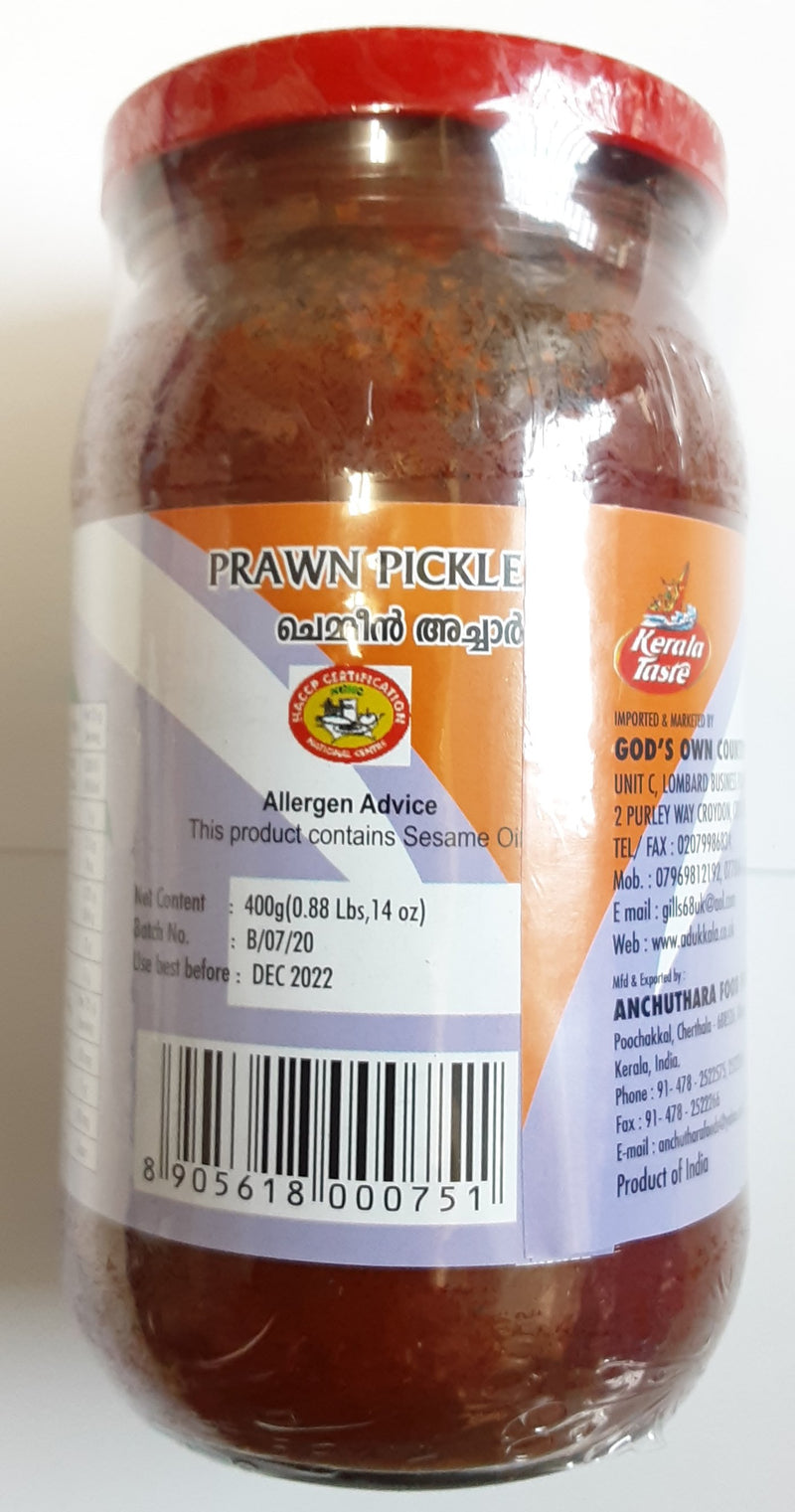 Kerala Taste Prawn Pickle 400g