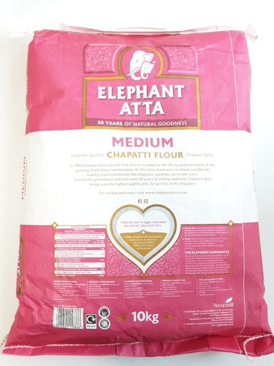 Elephant Atta Medium Flour 10kg PM