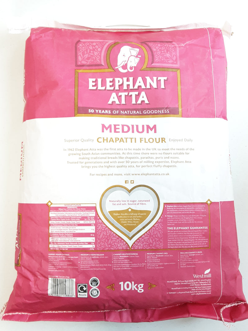 Elephant Flour Medium Atta 10kg