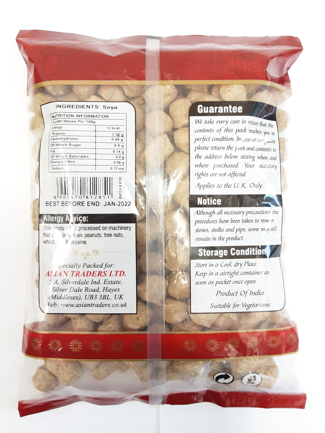 Saras Soya Chunks 250g