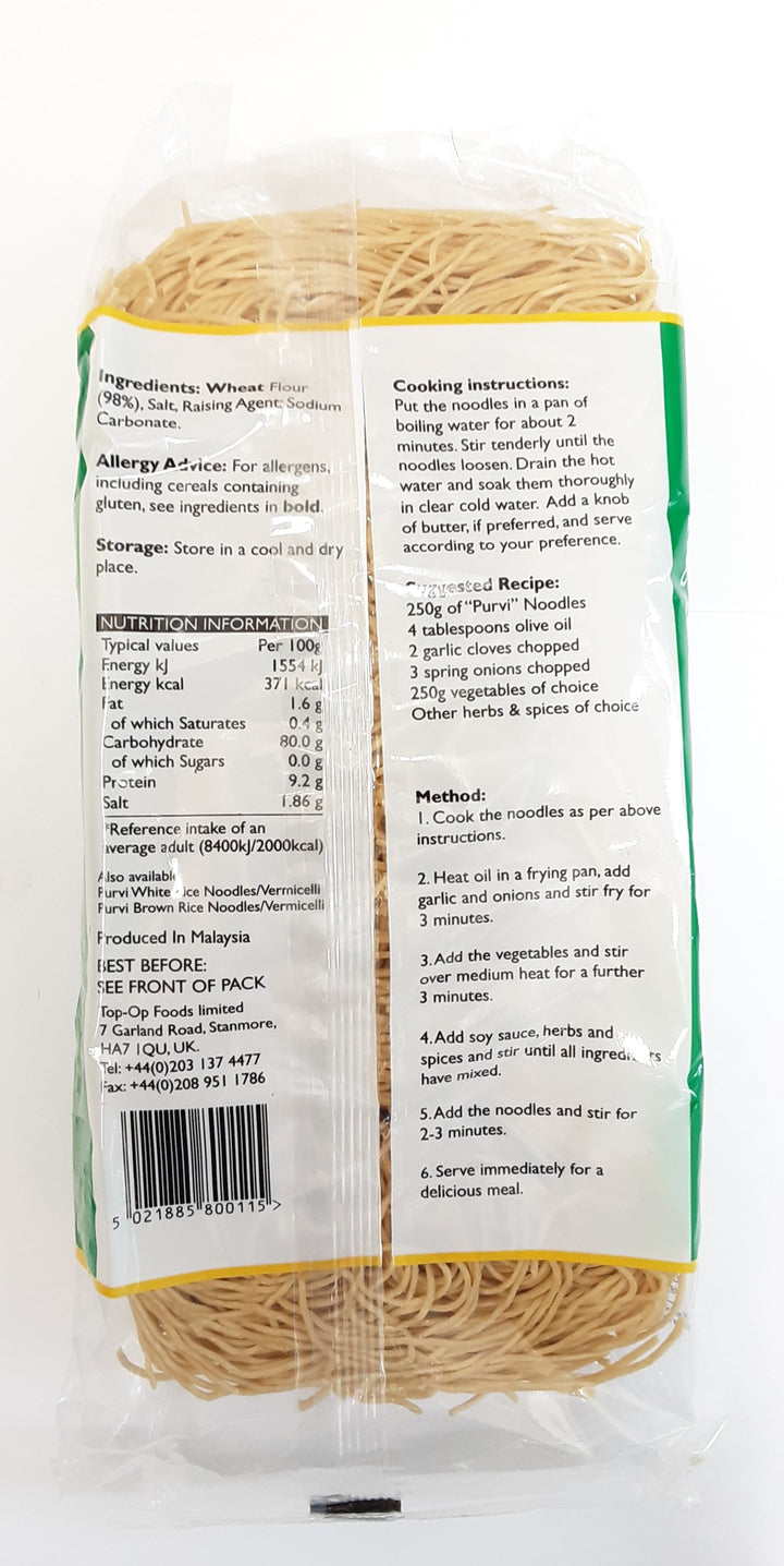 Purvi Vegetarian Eggless Noodles 250g