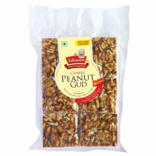 Jabsons Chikki Peanut Gud 240g