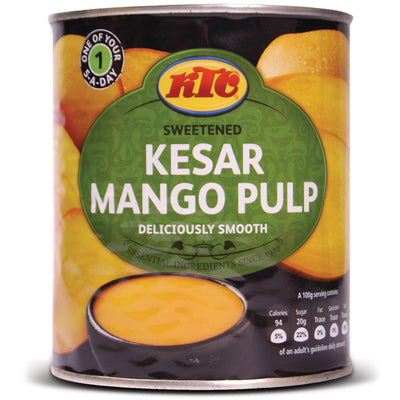 KTC Kesar Mango Pulp 850g - ExoticEstore