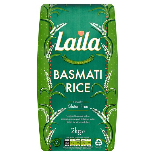 Laila Basmati Rice 2kg - ExoticEstore