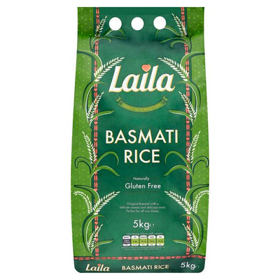 Laila Basmati Rice 5kg - ExoticEstore