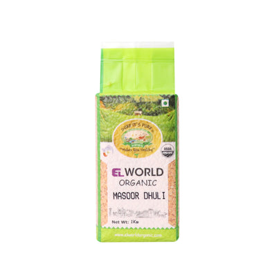 EL World Masur Split Washed Organic 1Kg