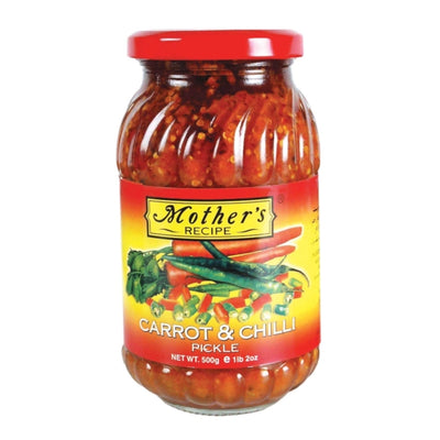 Mothers Carrot and Chilli Pickle - 500g - ExoticEstore