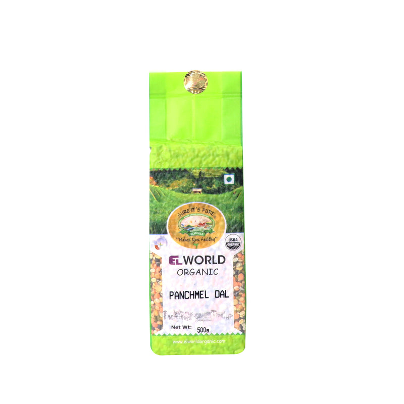 EL World Panchmel Dal Mixed Lentils Organic 500g