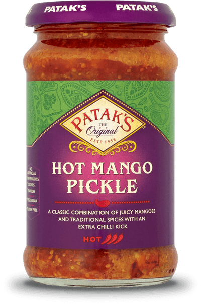Patak's Mango Extra Hot Pickle 283g - ExoticEstore