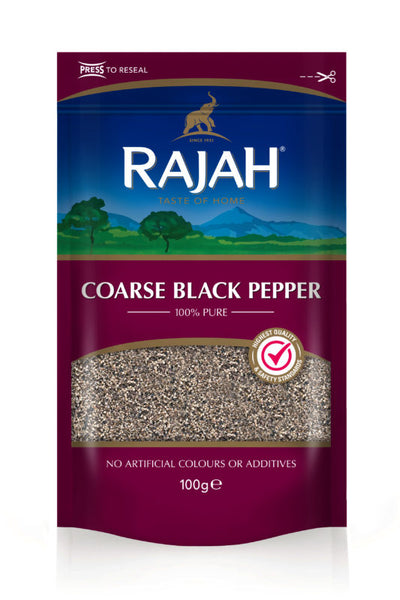 Rajah Black Pepper Coarse 100g