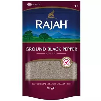 Rajah Black Pepper Ground 100g
