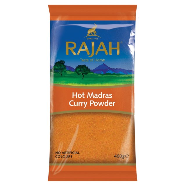 Rajah Madras Hot Curry Powder 400g - ExoticEstore