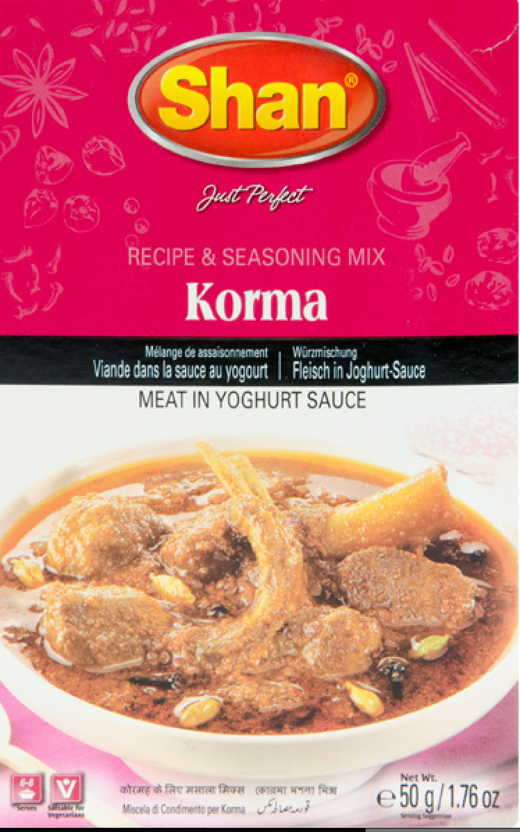 Shan Masala Korma 50g Mix & Match Any 2 For £2.50
