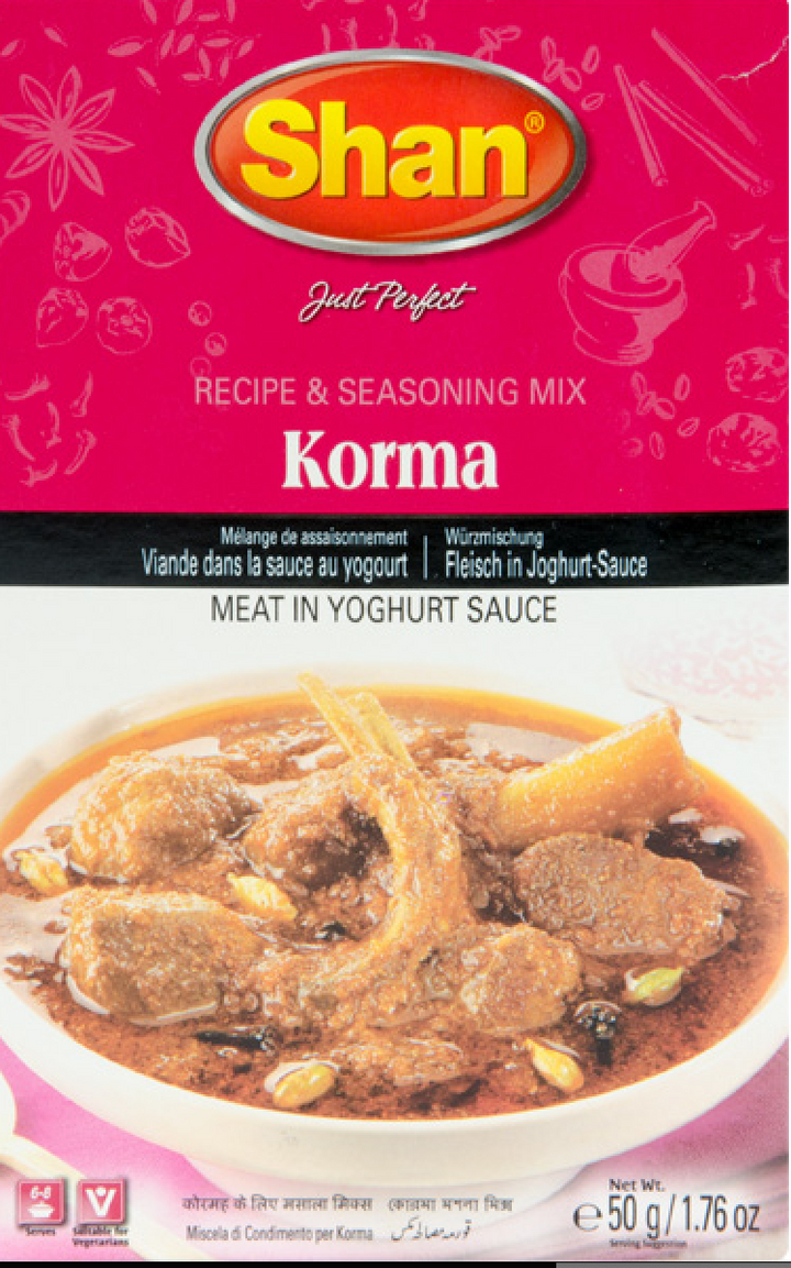 Shan Masala Korma 50g Mix & Match Any 2 For £2.50