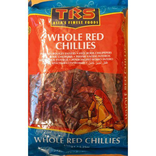 TRS Red Chillies Whole Long 150g