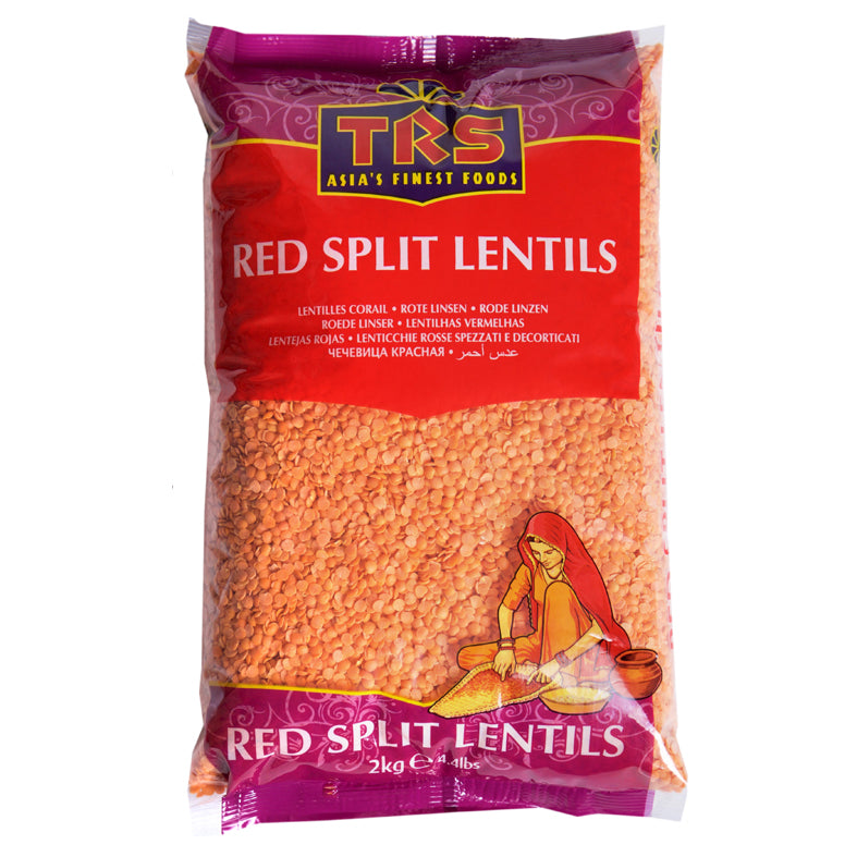 TRS Red Split Lentils 2kg - ExoticEstore