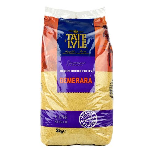 Tate & Lyle Demerara Cane Sugar 3kg - ExoticEstore