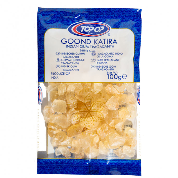 Top Op Goond Katira - Indian Gum Tragacanth 100g - ExoticEstore