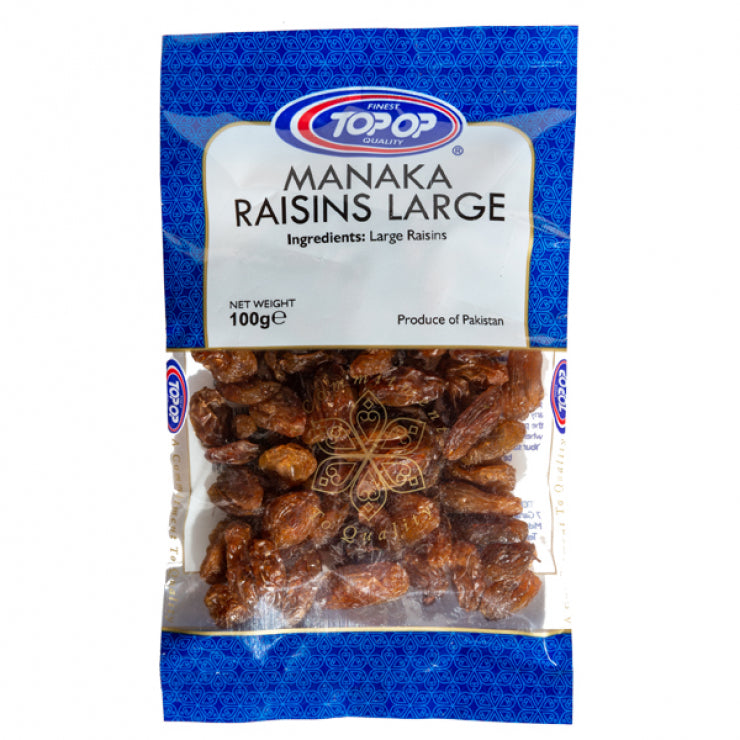 Top Op Manaka Raisins Large 100g