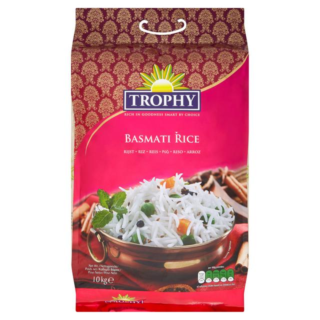 Trophy Basmati Rice 10kg - ExoticEstore