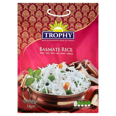 Trophy Basmati Rice 5kg - ExoticEstore