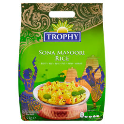 Trophy Rice Sona Masoori 5Kg - ExoticEstore