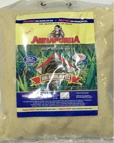 Annapurna Sona Masoori Raw Rice 5kg - ExoticEstore