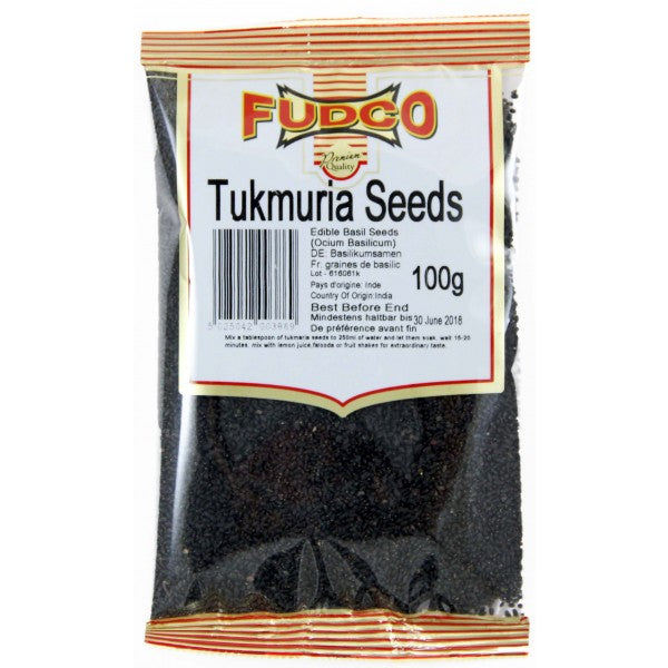 Fudco Tukmuria Basil Seeds 100g - ExoticEstore