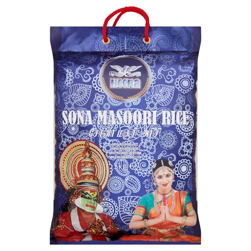 Heera Rice Andhra Sona Masoori 10kg - ExoticEstore