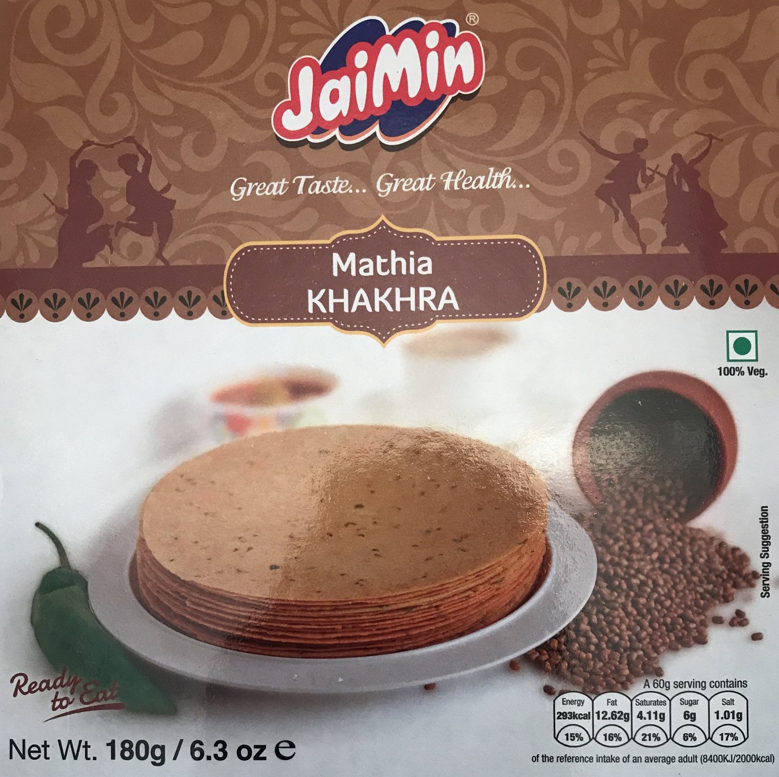 Jaimin Mathia Khakhra 180g - ExoticEstore