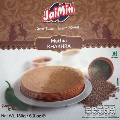 Jaimin Mathia Khakhra 180g - ExoticEstore