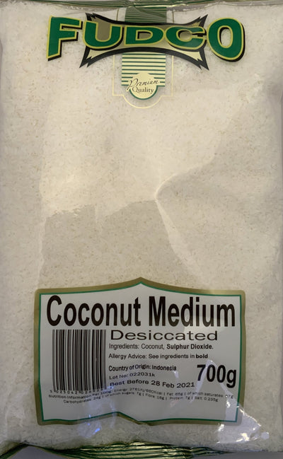 Fudco Desicated Coconut  Medium - 700g - ExoticEstore