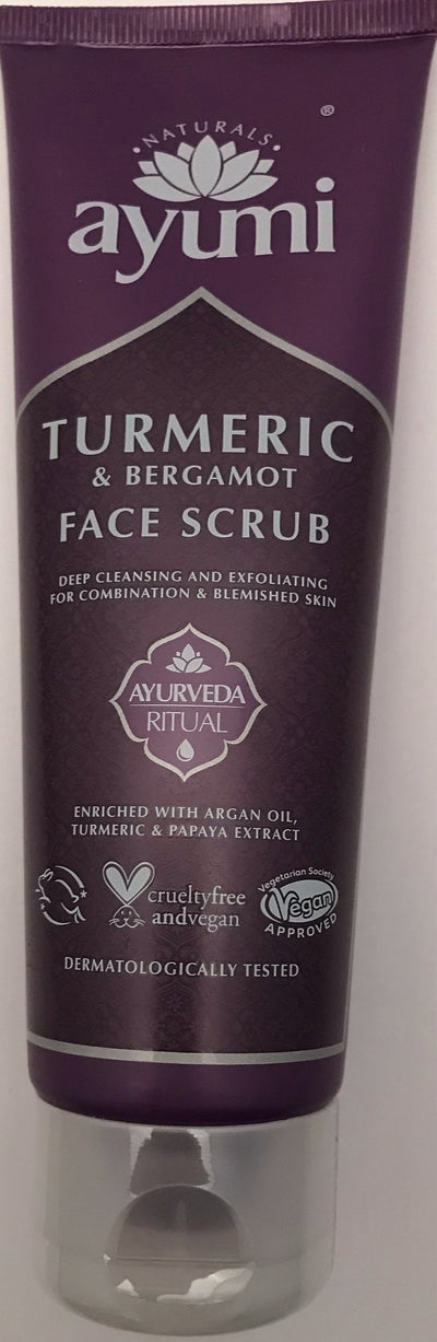 Ayumi Turmeric & Bergamot Face Scrub 125ml - ExoticEstore