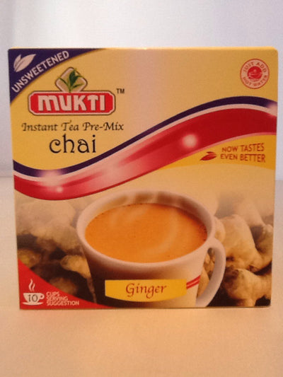 Mukti Instant Tea Pre Mix Ginger Unsweetened 10 Servings 140g - ExoticEstore