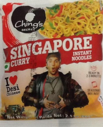 Chings Instant Noodles Singapore Curry 60g - ExoticEstore