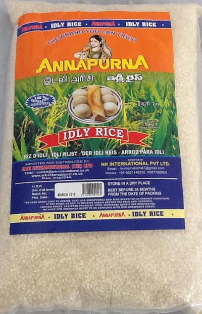 Annapurna Idli Rice 5kg - ExoticEstore