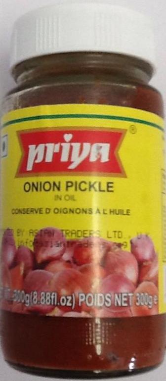 Priya Onion Pickle In Oil 300g - ExoticEstore