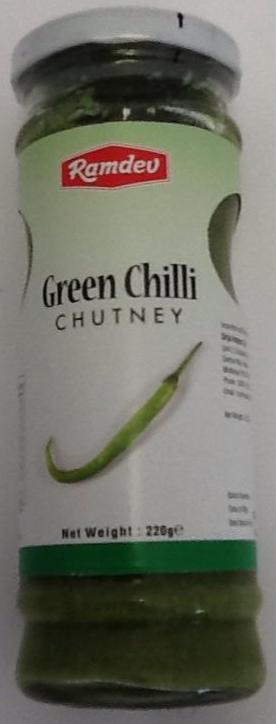 Ramdev Green Chilli Chutney 220g - ExoticEstore