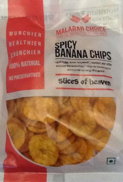 Malabar Choice Spicy Banana Chips 150g - ExoticEstore