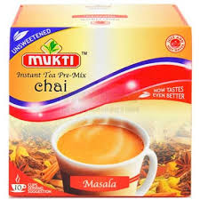 Mukti Instant Tea Pre Mix Masala Unsweetened 10 Servings 140g - ExoticEstore