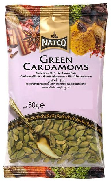 Natco Green Cardamoms 50g