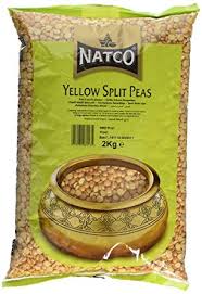 Natco Yellow Split Peas 2kg - ExoticEstore